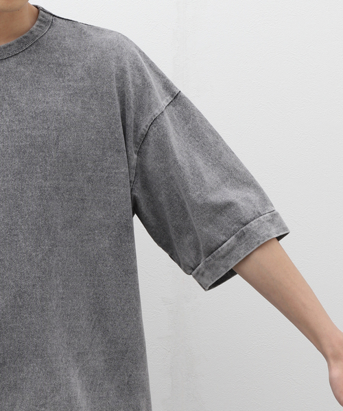 JOURNAL STANDARD J.S HOMESTEAD（ジャーナルスタンダードホームステッド）の「【J.S.Homestead】DARKLY DYE OVER S/S（Tシャツ/カットソー・メンズ・チャコールグレー/サックスブルー/ブラウン系その他/ブラック・LARGE/MEDIUM）」の12枚目の写真
