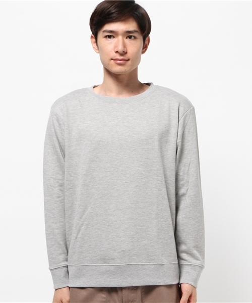 WEGO(ウィゴー)の「WEGO/カラー裏毛プルオーバー(スウェット・メンズ・カーキ/ブラック/オートミール/杢グレー・MEDIUM/LARGE)」の7枚目の写真