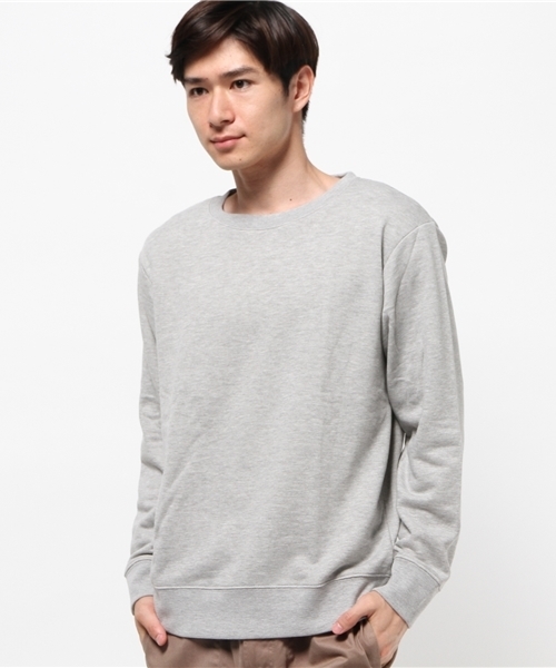 WEGO(ウィゴー)の「WEGO/カラー裏毛プルオーバー(スウェット・メンズ・カーキ/ブラック/オートミール/杢グレー・MEDIUM/LARGE)」の16枚目の写真