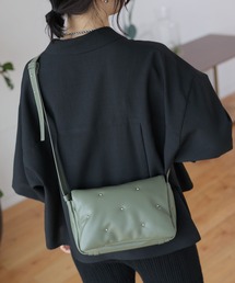 LEPSIM | スタッズパデットショルダー　116575(ショルダーバッグ)