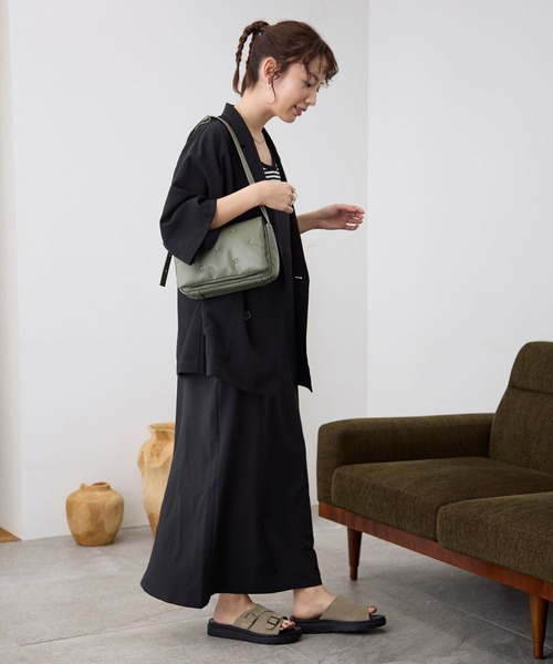 LEPSIM（レプシィム）の「スタッズパデットショルダー　116575（ショルダーバッグ・レディース・ブラック/カーキ/シルバー・ONE SIZE）」の11枚目の写真