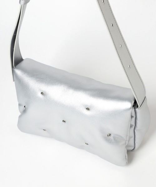 LEPSIM（レプシィム）の「スタッズパデットショルダー　116575（ショルダーバッグ・レディース・ブラック/カーキ/シルバー・ONE SIZE）」の22枚目の写真