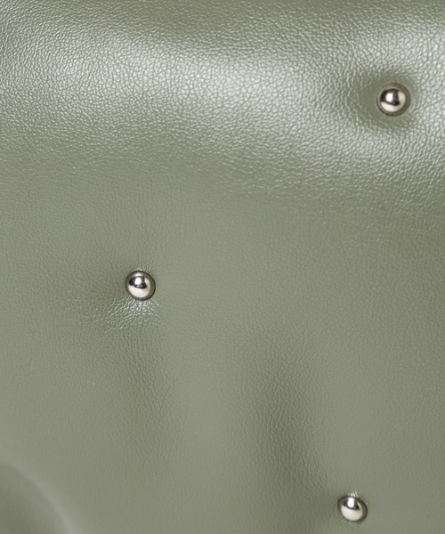 LEPSIM（レプシィム）の「スタッズパデットショルダー　116575（ショルダーバッグ・レディース・ブラック/カーキ/シルバー・ONE SIZE）」の4枚目の写真