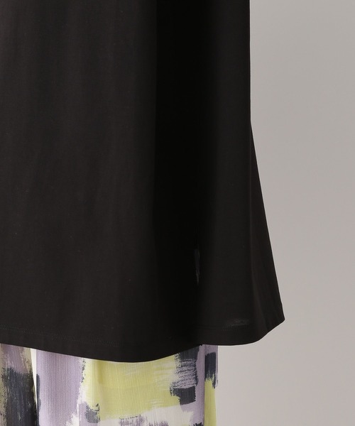 LEPSIM(レプシィム)の「【3つの機能付き】ショルダータックノースリーブ 987484(Tシャツ/カットソー・レディース・オフホワイト/ブラック/ホワイト×ブラック/ライトカーキ・FREE)」の10枚目の写真