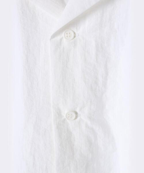 agnes b.（アニエスベー）の「メンズ 開襟 半袖シャツ ”Magnam”（シャツ/ブラウス・メンズ・ホワイト・40/38/42/36）」の10枚目の写真