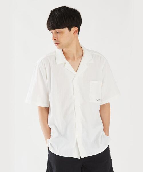 agnes b.（アニエスベー）の「メンズ 開襟 半袖シャツ ”Magnam”（シャツ/ブラウス・メンズ・ホワイト・40/38/42/36）」の13枚目の写真