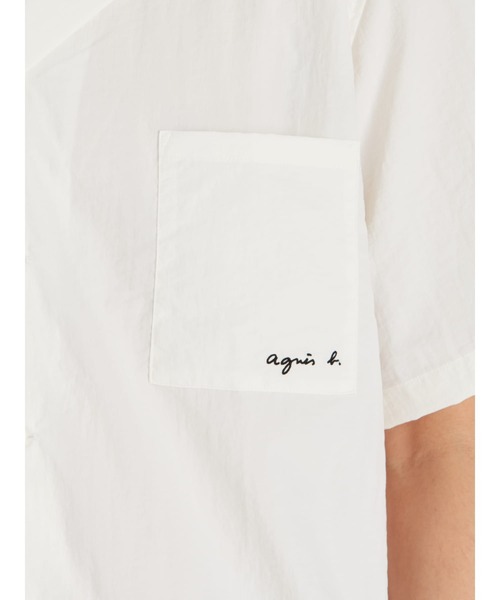 agnes b.（アニエスベー）の「メンズ 開襟 半袖シャツ ”Magnam”（シャツ/ブラウス・メンズ・ホワイト・40/38/42/36）」の3枚目の写真