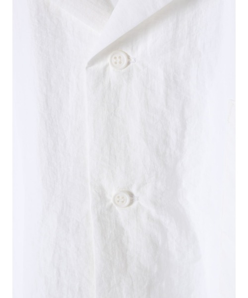 agnes b.（アニエスベー）の「メンズ 開襟 半袖シャツ ”Magnam”（シャツ/ブラウス・メンズ・ホワイト・40/38/42/36）」の5枚目の写真