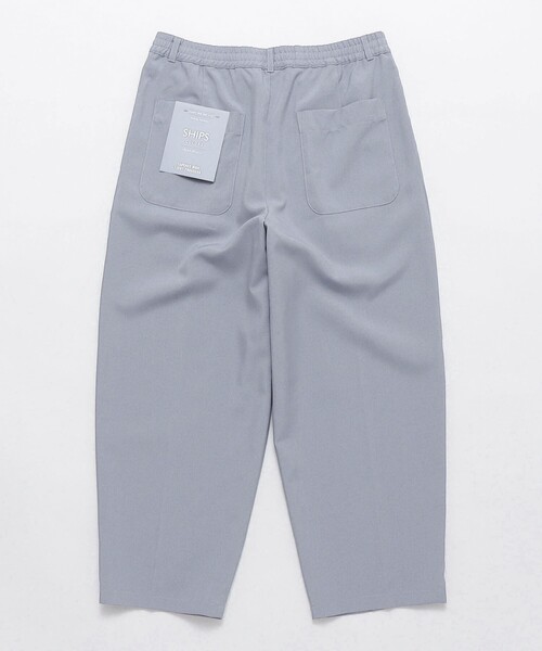 SHIPS Colors(シップス カラーズ)の「SHIPS Colors:ポリトロ ワイド テーパード イージーパンツ(セットアップ対応可能)(その他パンツ・メンズ・ブラック/ブルー/ベージュ/ネイビー/ブラウン・MEDIUM/LARGE/X-LARGE)」の9枚目の写真