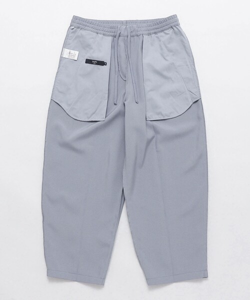 SHIPS Colors(シップス カラーズ)の「SHIPS Colors:ポリトロ ワイド テーパード イージーパンツ(セットアップ対応可能)(その他パンツ・メンズ・ブラック/ブルー/ベージュ/ネイビー/ブラウン・MEDIUM/LARGE/X-LARGE)」の10枚目の写真