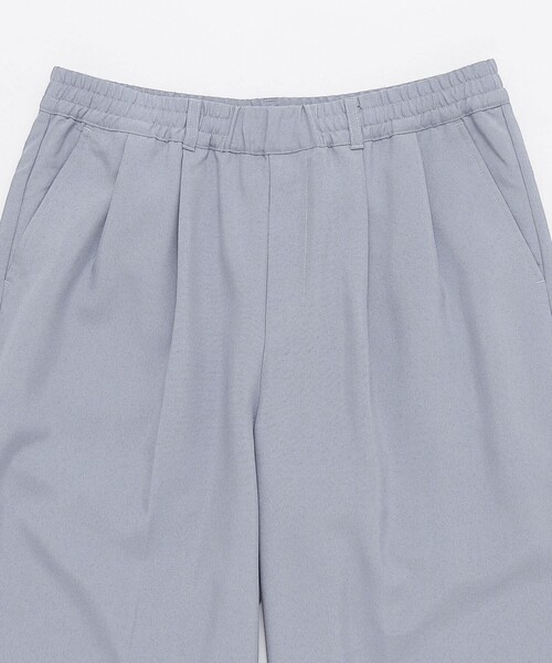 SHIPS Colors(シップス カラーズ)の「SHIPS Colors:ポリトロ ワイド テーパード イージーパンツ(セットアップ対応可能)(その他パンツ・メンズ・ブラック/ブルー/ベージュ/ネイビー/ブラウン・MEDIUM/LARGE/X-LARGE)」の12枚目の写真