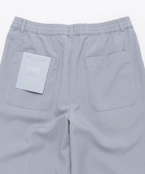 SHIPS Colors(シップス カラーズ)の「SHIPS Colors:ポリトロ ワイド テーパード イージーパンツ(セットアップ対応可能)(その他パンツ・メンズ・ブラック/ブルー/ベージュ/ネイビー/ブラウン・MEDIUM/LARGE/X-LARGE)」の13枚目の写真
