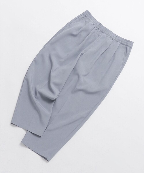 SHIPS Colors(シップス カラーズ)の「SHIPS Colors:ポリトロ ワイド テーパード イージーパンツ(セットアップ対応可能)(その他パンツ・メンズ・ブラック/ブルー/ベージュ/ネイビー/ブラウン・MEDIUM/LARGE/X-LARGE)」の18枚目の写真