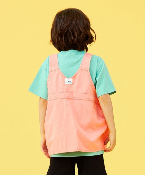 Lee（リー）の「Lee/リー【110-150cm】キッズ OUTDOOR WHIZITベスト 難燃デニム・撥水カラー（ベスト・キッズ・ブラック/インディゴブルー/ホワイト/ピンク・110/130/140/150/120）」の9枚目の写真