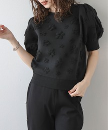 Lajour | パフスリーブサマーニット(Tシャツ/カットソー)