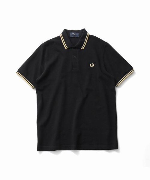 FRED PERRY(フレッドペリー)の「FRED PERRY / フレッドペリー M12 TWIN TIPPED(ポロシャツ・メンズ・ブラック/ブラック系その他/ホワイト系その他・40/38/42)」の2枚目の写真