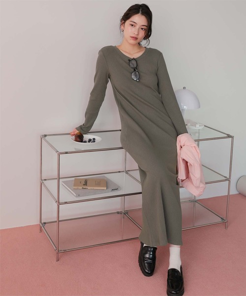 セール】【新色追加/2026 SPRING COLLECTION】クルーネックリブ