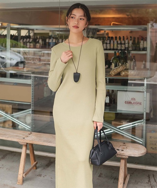 セール】【新色追加/2026 SPRING COLLECTION】クルーネックリブ