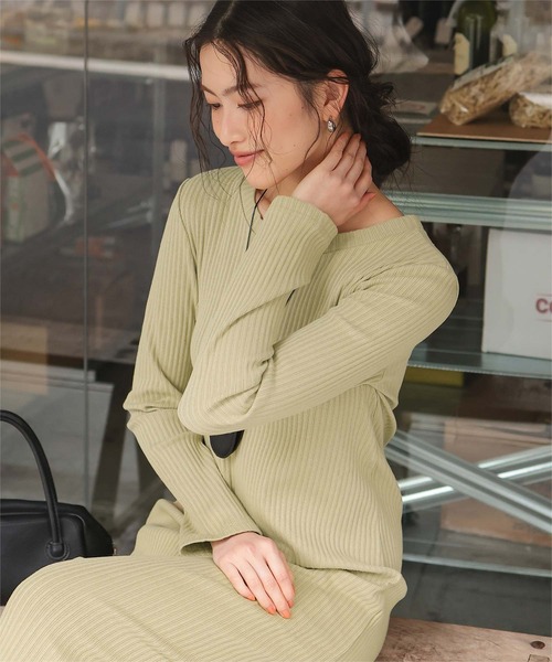 セール】【新色追加/2026 SPRING COLLECTION】クルーネックリブ