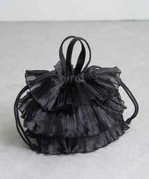 VENCEEXCHANGE | ラメプリーツポシェット(ハンドバッグ)