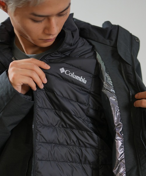 Columbia(コロンビア)の「columbia/コロンビア 中綿 ジップアップ 防水 ジャケット WE4191(マウンテンパーカー・メンズ・ブラウン/ブラック/カーキ・M/L/XL)」の18枚目の写真