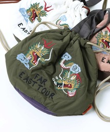 スーベニア刺繍巾着バッグ