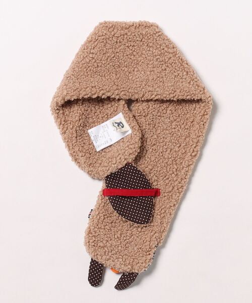 RAGMART（ラグマート）の「ボアマフラー（マフラー・キッズ・ベージュ/ネイビー/アイボリー・M/S）」の6枚目の写真