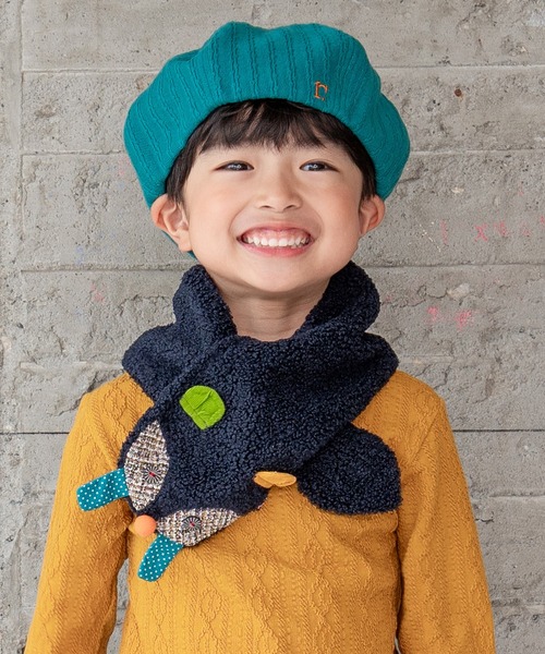 RAGMART（ラグマート）の「ボアマフラー（マフラー・キッズ・ベージュ/ネイビー/アイボリー・M/S）」の8枚目の写真