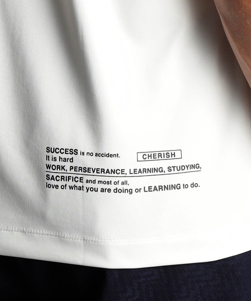 NICOLE CLUB FOR MEN（ニコルクラブフォーメン）の「ロゴ半袖Tシャツ（Tシャツ/カットソー・メンズ・オフホワイト/ブラック/キナリ/オレンジ系・MEDIUM/LARGE/X-LARGE）」の16枚目の写真