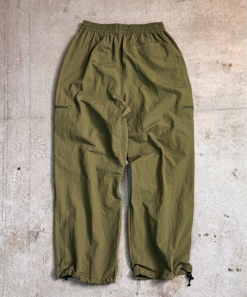 即決☆サレワ アースオン CO パンツ GRN/US M (日本サイズL）アウトドア カーゴ パンツ 送料無料 オーガニックコットン グリーン 緑 セール】3-6D1 ナイロンワイドカーゴパンツ オーバーサイズ