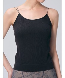 Ballelite（バレリット）の「【ballelite】カップ付きニットキャミソール（キャミソール）」