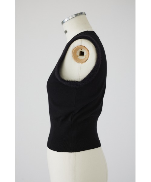 RIM.ARK（リムアーク）の「Shaggy sleeve compact tops シャギースリーブコンパクトトップス（ニット/セーター・レディース・ブラウン/マルチ/ブラック/ベージュ・FREE）」の18枚目の写真