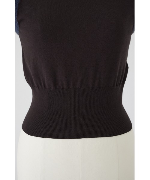 RIM.ARK（リムアーク）の「Shaggy sleeve compact tops シャギースリーブコンパクトトップス（ニット/セーター・レディース・ブラウン/マルチ/ブラック/ベージュ・FREE）」の22枚目の写真