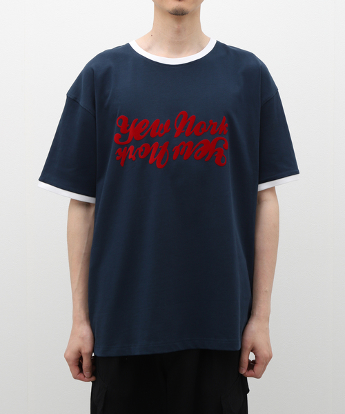 expansion(エクスパンション)の「EXPANSION / エクスパンション YEW ROXBURY T(Tシャツ/カットソー・メンズ・ホワイト/ネイビー・X-LARGE/LARGE)」の5枚目の写真