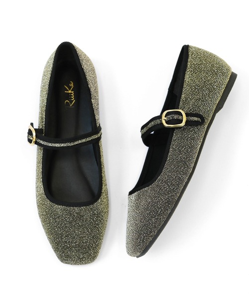 RiiiKa(リーカ)の「【RiiiKa/リーカ】スクエアメリージェーンパンプス(バレエシューズ・レディース・ゴールド/レオパード/ブラック・LL/S/M/L)」の13枚目の写真