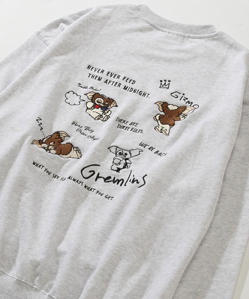 CORPUS SELECT(コーパストーキョー)の「【GREMLINS/グレムリン】刺繍 裏毛スウェット トレーナー(スウェット・メンズ・チャコール/ワイン/ライトグレー・LL/L/M)」の14枚目の写真