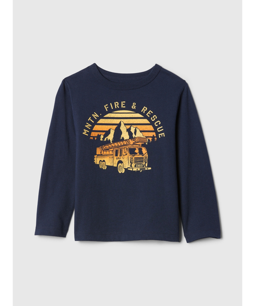 GAP（ギャップ）の「babyGap ブラナン フェイバリット グラフィックTシャツ（Tシャツ/カットソー・キッズ・ブルー/ネイビー/ベージュ/ブルー系その他/ホワイト/レッド/グリーン/アイボリー/ブルー系その他2・100cm/80ｃｍ/90cm/95cm/110cm/105cm）」の15枚目の写真