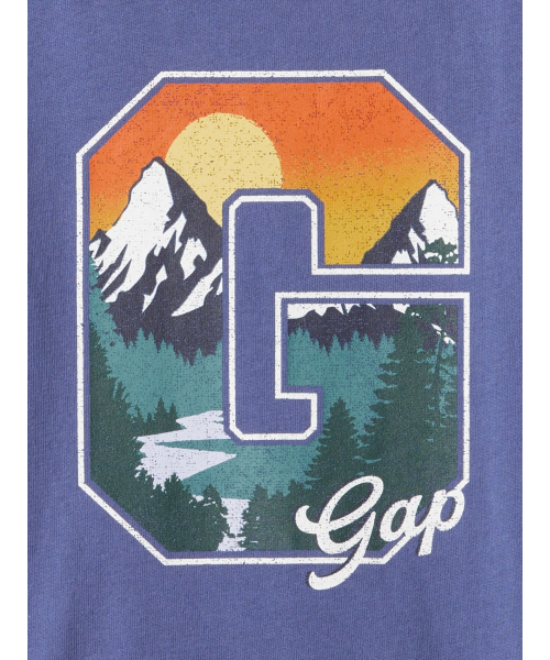 GAP（ギャップ）の「babyGap ブラナン フェイバリット グラフィックTシャツ（Tシャツ/カットソー・キッズ・ブルー/ネイビー/ベージュ/ブルー系その他/ホワイト/レッド/グリーン/アイボリー/ブルー系その他2・100cm/80ｃｍ/90cm/95cm/110cm/105cm）」の12枚目の写真