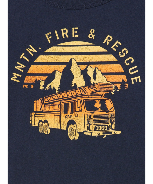 GAP（ギャップ）の「babyGap ブラナン フェイバリット グラフィックTシャツ（Tシャツ/カットソー・キッズ・ブルー/ネイビー/ベージュ/ブルー系その他/ホワイト/レッド/グリーン/アイボリー/ブルー系その他2・100cm/80ｃｍ/90cm/95cm/110cm/105cm）」の10枚目の写真