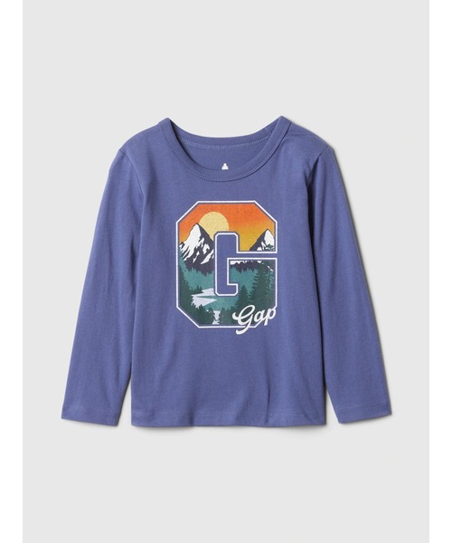 GAP（ギャップ）の「babyGap ブラナン フェイバリット グラフィックTシャツ（Tシャツ/カットソー・キッズ・ブルー/ネイビー/ベージュ/ブルー系その他/ホワイト/レッド/グリーン/アイボリー/ブルー系その他2・100cm/80ｃｍ/90cm/95cm/110cm/105cm）」の7枚目の写真