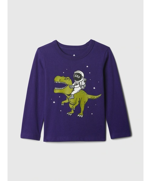 GAP（ギャップ）の「babyGap ブラナン フェイバリット グラフィックTシャツ（Tシャツ/カットソー・キッズ・ブルー/ネイビー/ベージュ/ブルー系その他/ホワイト/レッド/グリーン/アイボリー/ブルー系その他2・100cm/80ｃｍ/90cm/95cm/110cm/105cm）」の8枚目の写真
