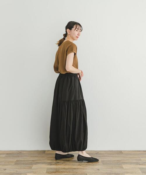 ITEMS URBANRESEARCH(アイテムズ アーバンリサーチ)の「バルーンスカート(スカート・レディース・イエロー系その他/ブラック・FREE)」の17枚目の写真