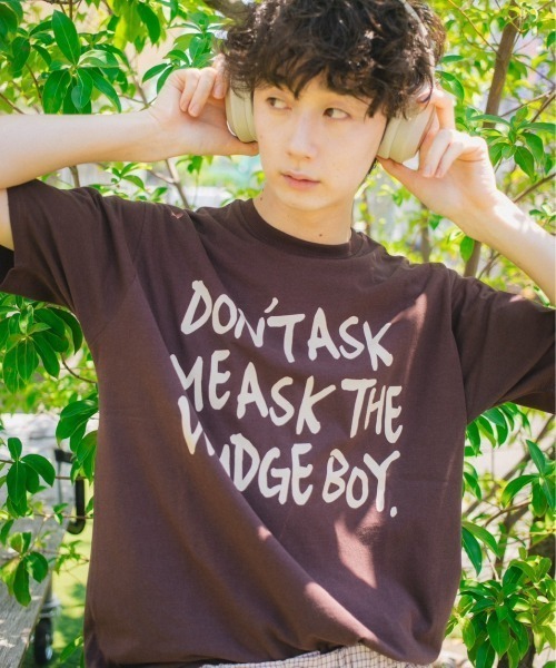 WudgeBoy（ワッジボーイ）の「Tegaki t shirt（Tシャツ/カットソー・レディース・ブラウン/ブラック/ホワイト・LARGE/X-LARGE/MEDIUM）」の3枚目の写真