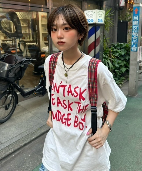 WudgeBoy（ワッジボーイ）の「Tegaki t shirt（Tシャツ/カットソー・レディース・ブラウン/ブラック/ホワイト・LARGE/X-LARGE/MEDIUM）」の17枚目の写真