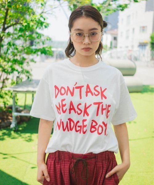 WudgeBoy（ワッジボーイ）の「Tegaki t shirt（Tシャツ/カットソー・レディース・ブラウン/ブラック/ホワイト・LARGE/X-LARGE/MEDIUM）」の5枚目の写真