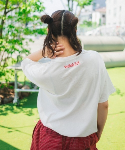WudgeBoy（ワッジボーイ）の「Tegaki t shirt（Tシャツ/カットソー・レディース・ブラウン/ブラック/ホワイト・LARGE/X-LARGE/MEDIUM）」の7枚目の写真