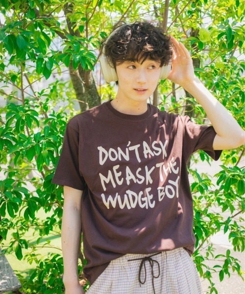 WudgeBoy（ワッジボーイ）の「Tegaki t shirt（Tシャツ/カットソー・レディース・ブラウン/ブラック/ホワイト・LARGE/X-LARGE/MEDIUM）」の20枚目の写真