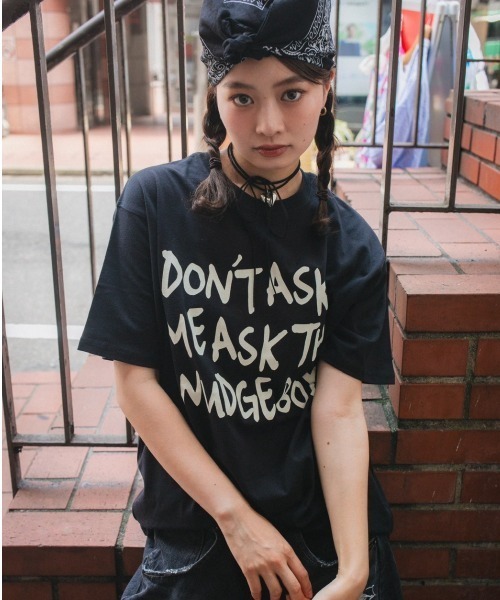 WudgeBoy（ワッジボーイ）の「Tegaki t shirt（Tシャツ/カットソー・レディース・ブラウン/ブラック/ホワイト・LARGE/X-LARGE/MEDIUM）」の15枚目の写真