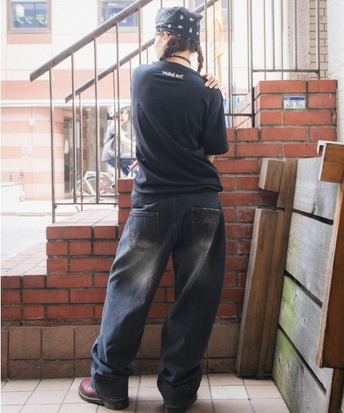 WudgeBoy（ワッジボーイ）の「Tegaki t shirt（Tシャツ/カットソー・レディース・ブラウン/ブラック/ホワイト・LARGE/X-LARGE/MEDIUM）」の9枚目の写真