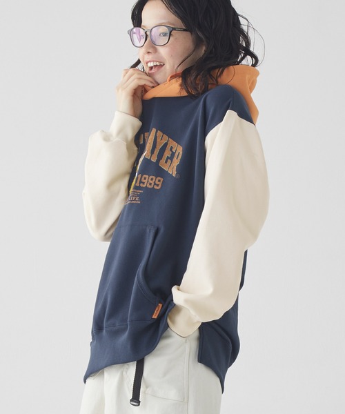 KRIFF MAYER Lady's Collection(クリフメイヤーレディースコレクション)の「裏起毛ゆるパーカー(ラビット)(パーカー・レディース・ナチュラル/カラフル/チャコール/ピンク/カーキ/グレー・MEDIUM/LARGE)」の22枚目の写真